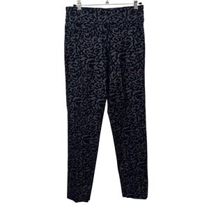 Krazy Larry‎ Pull-On Ankle Pants Cheetah Leopard Animal Print Skinny Stretchy